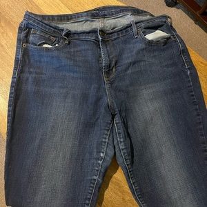 Old Navy 16 Long Jeans Dark Blue Denim